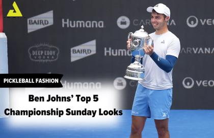Pickleball Fashion: Top 5 Trang Phục Đỉnh Cao Của Ben Johns Vào Ngày Chung Kết